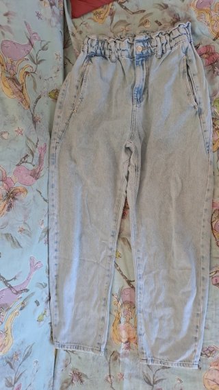 Zara Jeans Vita Alta Azzurri
