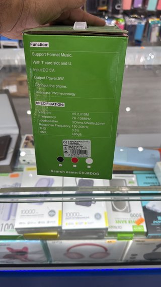 Altavoz Portátil Inalámbrico CH-M10 Rojo