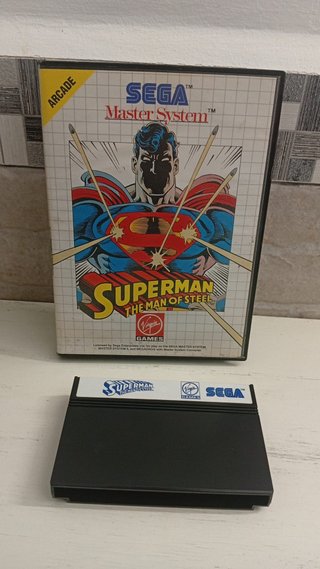 Superman The Man of Steel Sega Master System de Segunda mano por