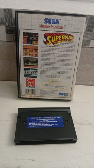 Superman The Man of Steel Sega Master System de Segunda mano por