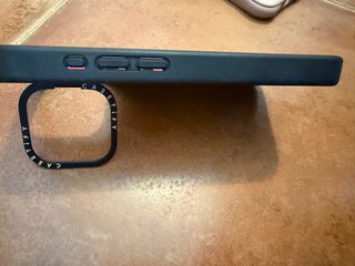 Custodia Casetify iPhone 15 Pro nera con supporto