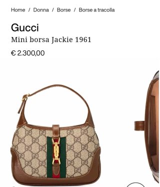 Borsa Gucci Mini Jackie 1961