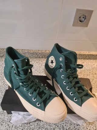 Converse verdes talla 40 sin usar