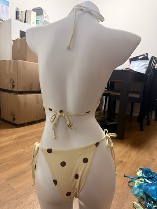 Bikini Beige y Marrón Talla Única