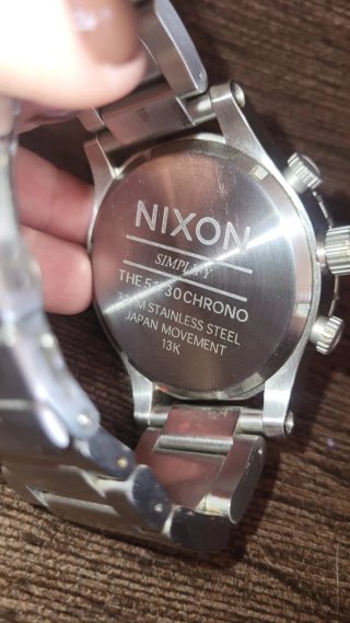 Reloj Nixon The 51-30 Chrono Plata/Acero