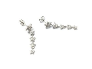 Pendientes Plata 925 con Circonitas