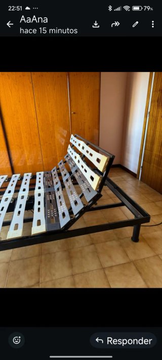 Somier Abatible Matrimonio 1.35m
