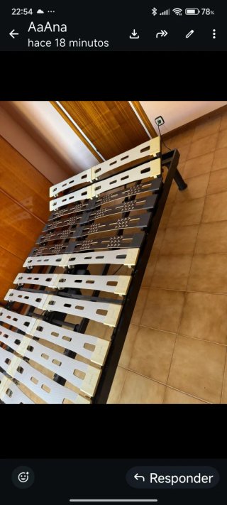 Somier Abatible Matrimonio 1.35m