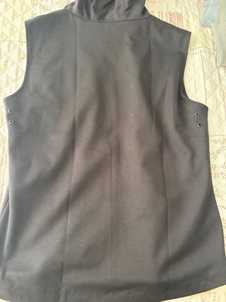 Chaleco Zara Negro con Capucha