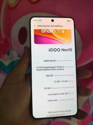 iQOO 10 Neo Blanco