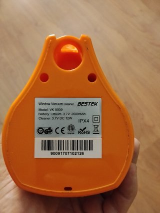 Mini Aspirador Líquidos BESTEK 12W Naranja/Azul