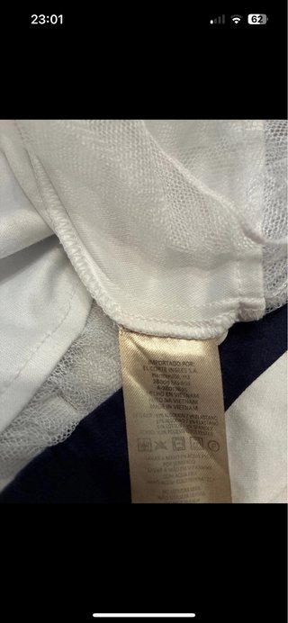 Vestido rayas azul y blanco Talla L