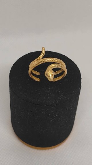 Anillo Serpiente Oro