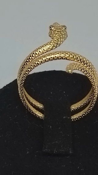 Anillo Serpiente Oro