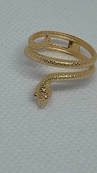 Anillo Serpiente Oro