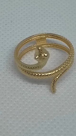 Anillo Serpiente Oro