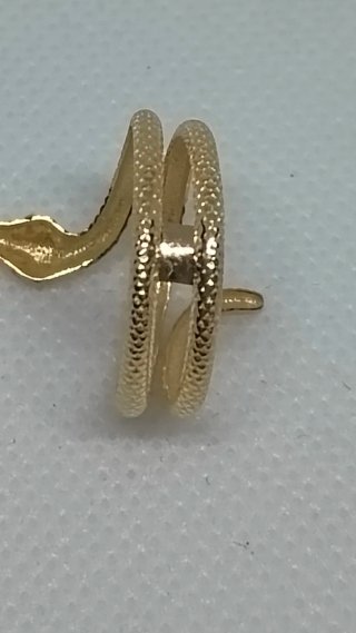 Anillo Serpiente Oro