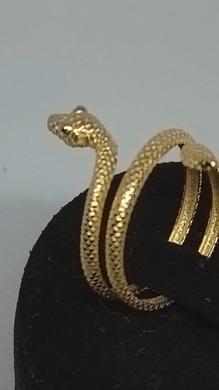 Anillo Serpiente Oro
