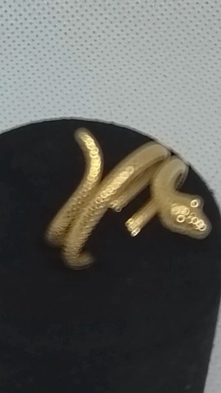 Anillo Serpiente Oro