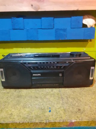 Radio Boombox Negra