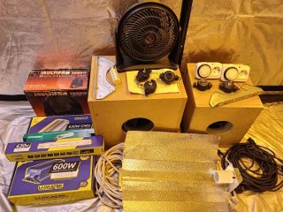 Kit Cultivo Indoor 630W CMH + 600W HPS