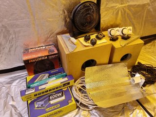 Kit Cultivo Indoor 630W CMH + 600W HPS