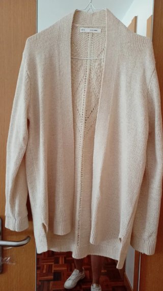Chaqueta punto Sfera Basic beige Talla M
