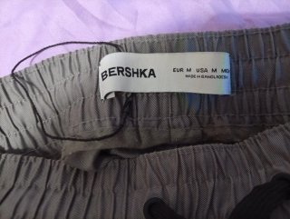 Pantalón Cargo Bershka Talla M Verde Oliva