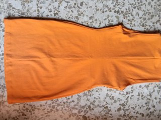 Vestido Zara naranja talla XS