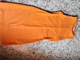 Vestido Zara naranja talla XS