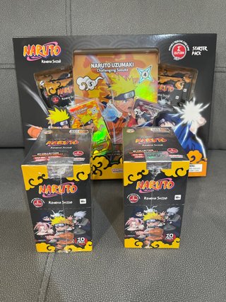 Naruto Konoha Shido Starter Pack + 2 CAJAS sellado