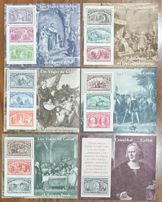 Sellos Colección Los Viajes de Colón
