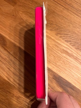 Funda iPhone 16 Rosa Silicona Nueva