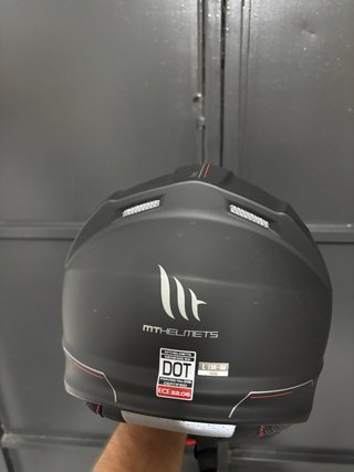 Casco de moto MT Helmets negro