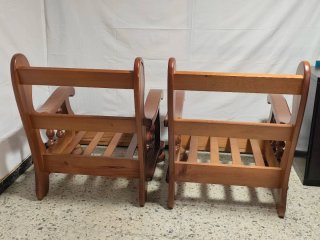 Sofá y 2 sillones vintage floral