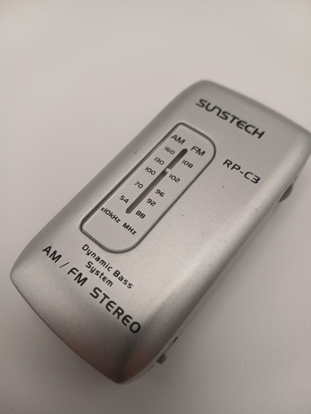 Radio Portátil Sunstech RP-C3 AM/FM Stereo Gris