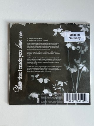 Ariana Grande CD hate that i made you love me