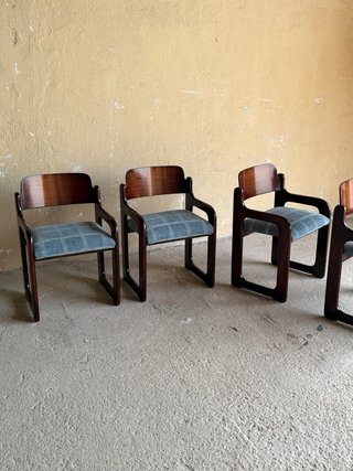 Juego de 4 sillas Mid-Century