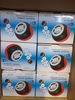 Altavoz Denver Negro y Rojo