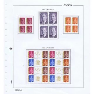 Bloques de 4 Sellos España
