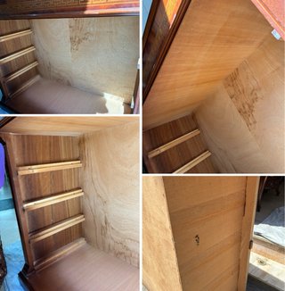 Cómoda de madera noble