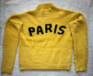 Jersey amarillo PARIS Primark Talla S/M