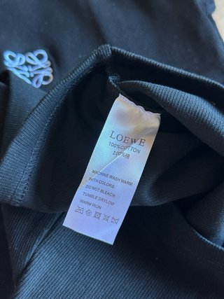 Camiseta tirantes Loewe Negra Talla XS/S