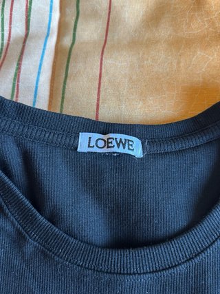 Camiseta tirantes Loewe Negra Talla XS/S