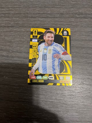 Cromo Lionel Messi Golden Ball Panini