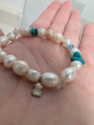 Pulsera TOUS perlas y turquesas