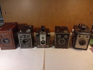 Lote 5 Fotocamere Kodak Antiche
