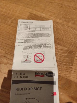 Silla coche Britax Römer