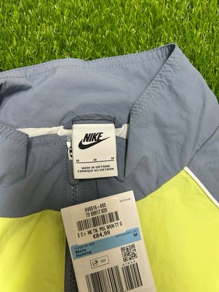 Chaqueta Nike Tn Gris y Amarillo