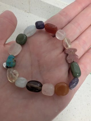Pulsera TOUS multicolor con osito